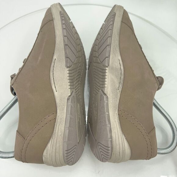 Dansko Women's Leela Sneaker Size 37 6 Taupe Brown Nubuck Comfy Athletic Shoe - Picture 8 of 14